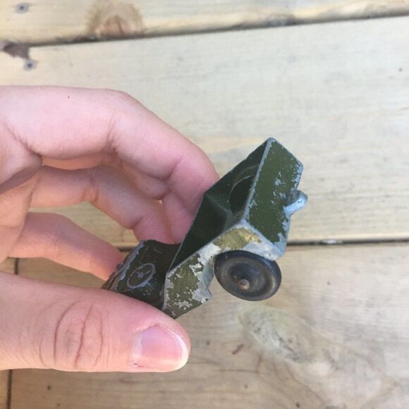 Vintage 1962 TootsieToy Jeep Army Truck Green - Picture 6 of 8